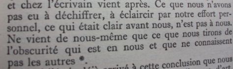 l'oeuvre tirée de l'obscurité